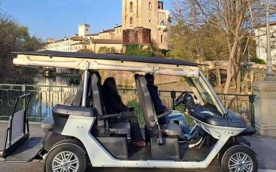 Pádova: passeio de carrinho de golfe